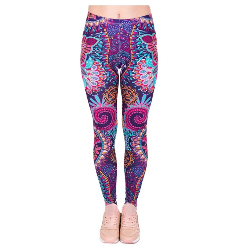 

Slim Fit Hip Lifting Yoga Pants Women's Printed Sports High Waist Leggings Tights
