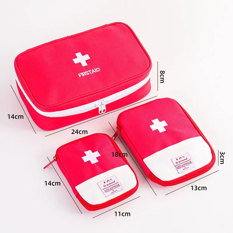First Aid Medical Kit Travel Outdoor Camping Useful Mini Medicine Storage Bag Camping Emergency Survival Bag Pill Case