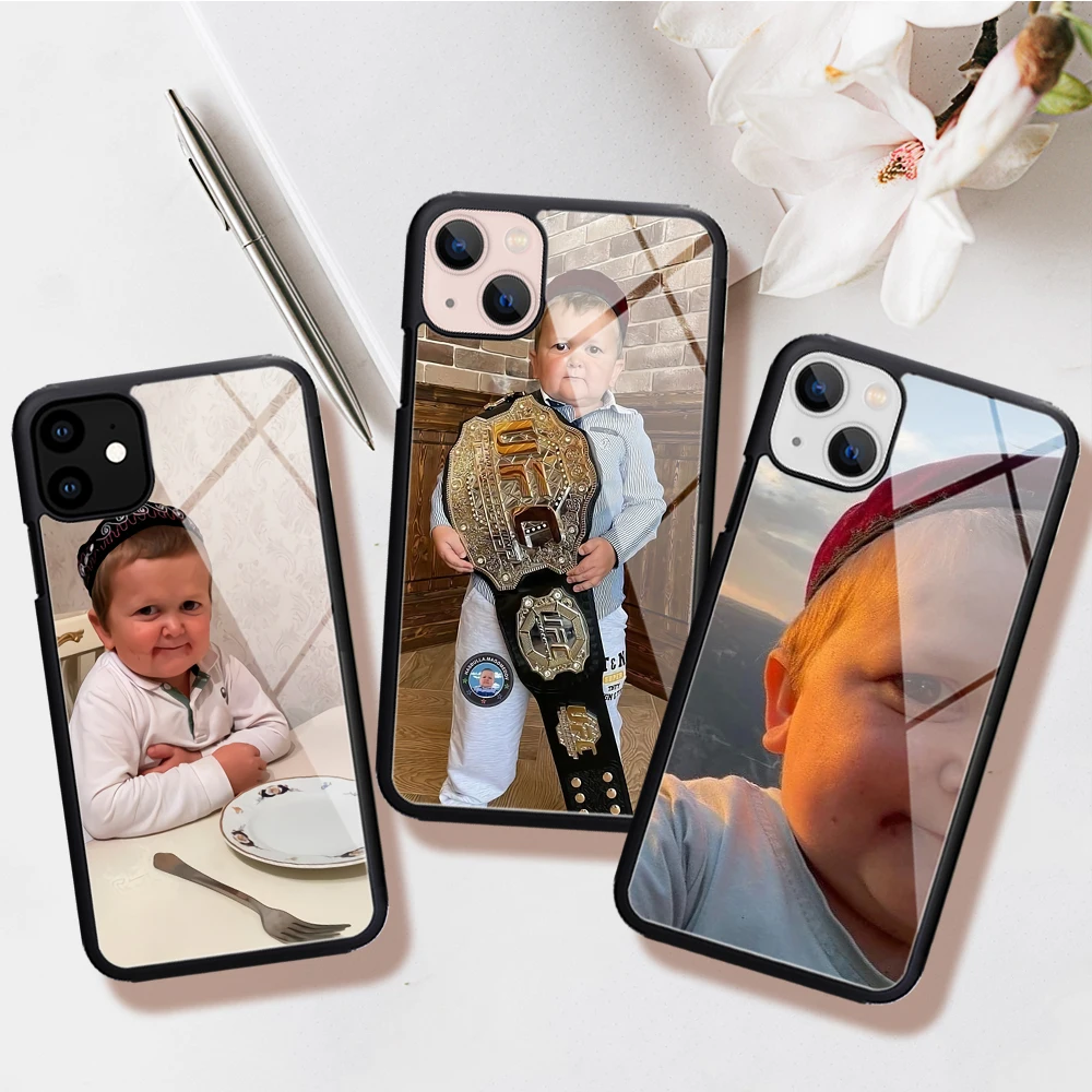 

For iPhone 13 hasbulla funny cute boy Phone Case Rubber for iPhone 12 11 13Pro Max mini XS 8 7 Plus X SE 2020 XR 12 Mini Covers
