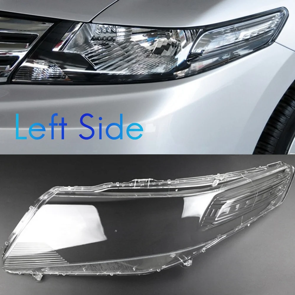 

for Honda City 200-2014 Left Car Headlight Cover head light lamp Transparent Lampshade Shell Lens Glass