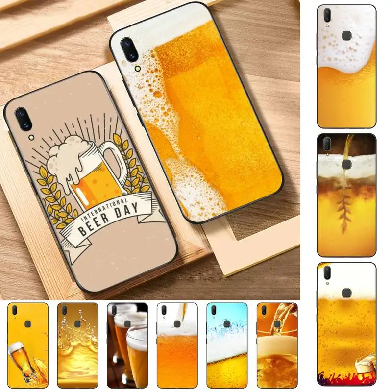 

beer Phone Case for Vivo Y91C Y11 17 19 17 67 81 Oppo A9 2020 Realme c3