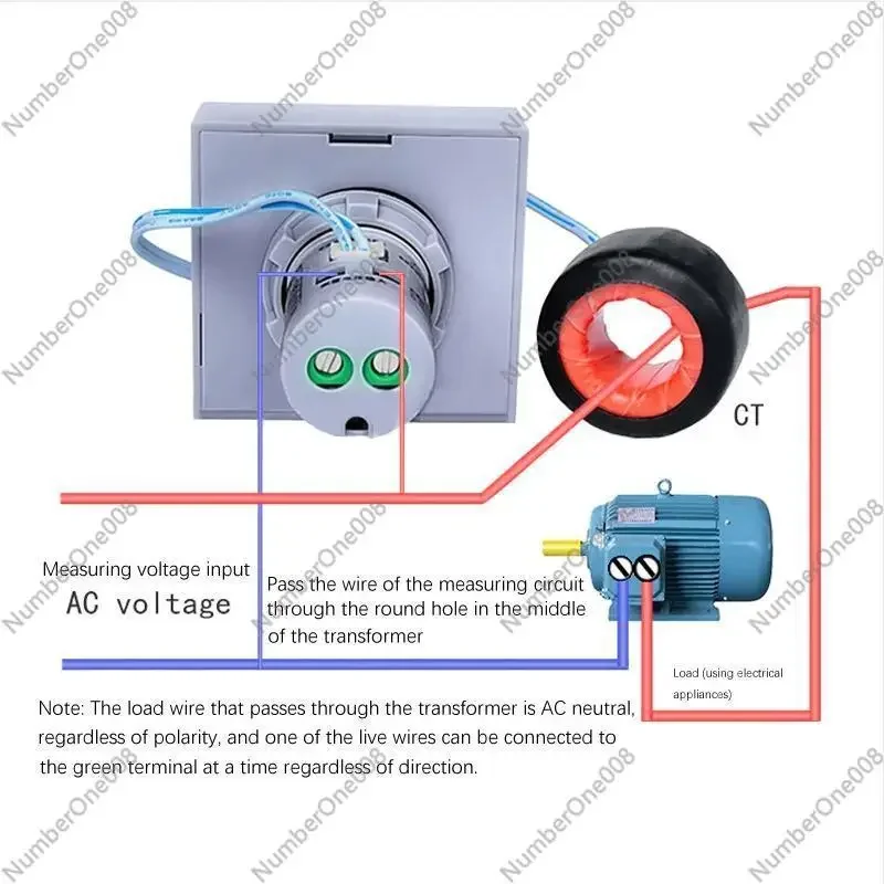 D48-2058 Измеритель переменного тока напряжения мощности измеритель частоты