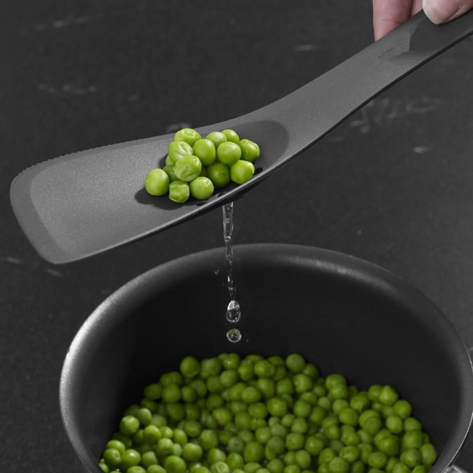 

Five-in-one spatula Colander Non Stick Pots Spoon/cutter/shovel slotted design spread butter Kitchen Utensils drain spatula