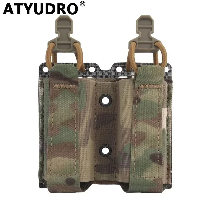 ATYUDRO двойной журнал 9 мм охотничий фонарик поясная сумка пистолет Molle система
