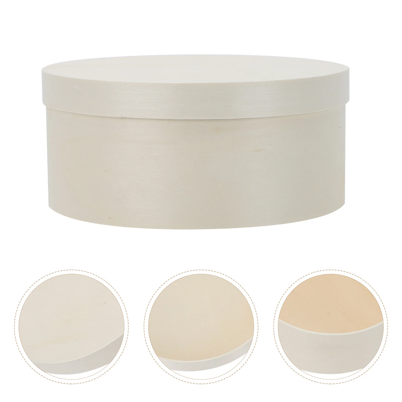 

Box Boxes Cake Dessertpacking Case Storage Wooden Container Bakery Cupcake Packaging Holder Wood Round Basque Sandwich Pastry