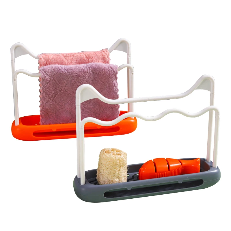 

Telescopic Sink Shelf Drainer Rack Kitchen Organizer Soap Sponge Holder Towel Rack Storage Organizer Basket Gadgets Accessories