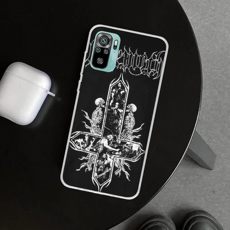 BEHEMOTH DEATH металлический чехол для телефона Xiaomi 12 11T 10 9 Redmi Note 10S Pro 9A 8 прозрачный |