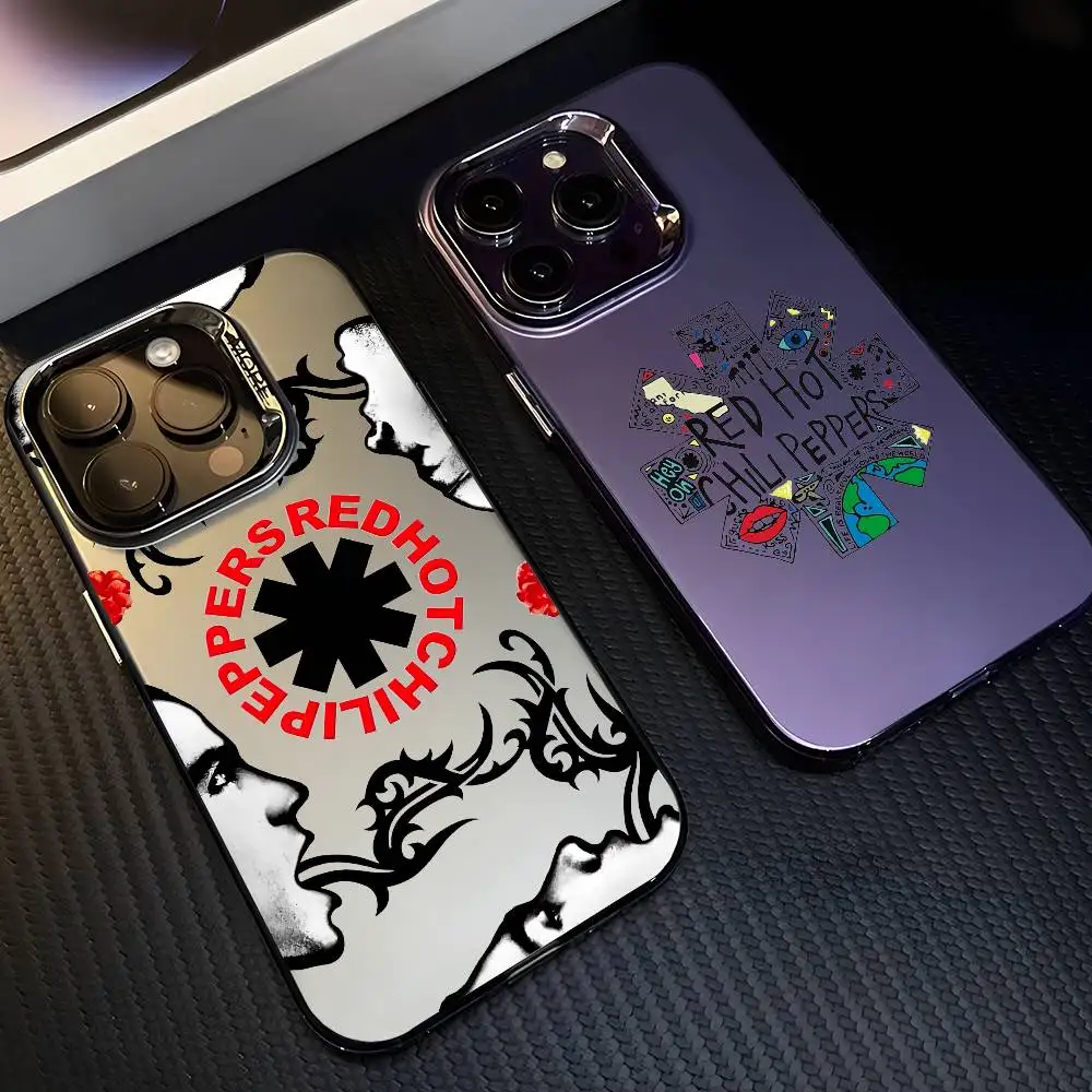 Фото Горячая новинка: матовый чехол Hot Band R-RHCP для телефонов Tecno Pova Spark Go 30C 20 10 7 Pova 6 Camon 40 30S 20 15, itel P36 A48 S23 Pro 4G 5G №1