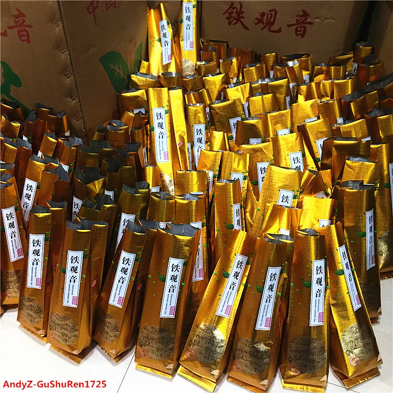 

6A 250g/bag Anxi Tie-Guan-Yin Tea Oolong Tea 1725 Organic TieKuanYin Tea China Green Oolong Tea For Weight Lose Health Care