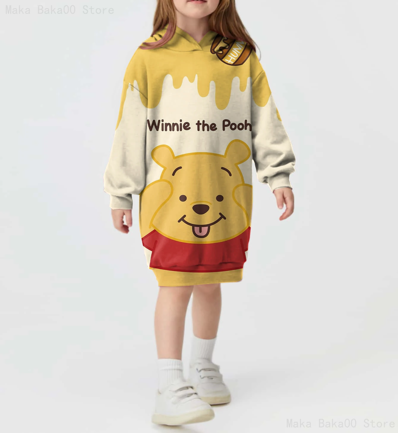 

Новинка 2023, весеннее повседневное Спортивное платье-свитер с принтом «Дональд Дак» и маргариткой из мультфильма «уличный Дональд Дак»