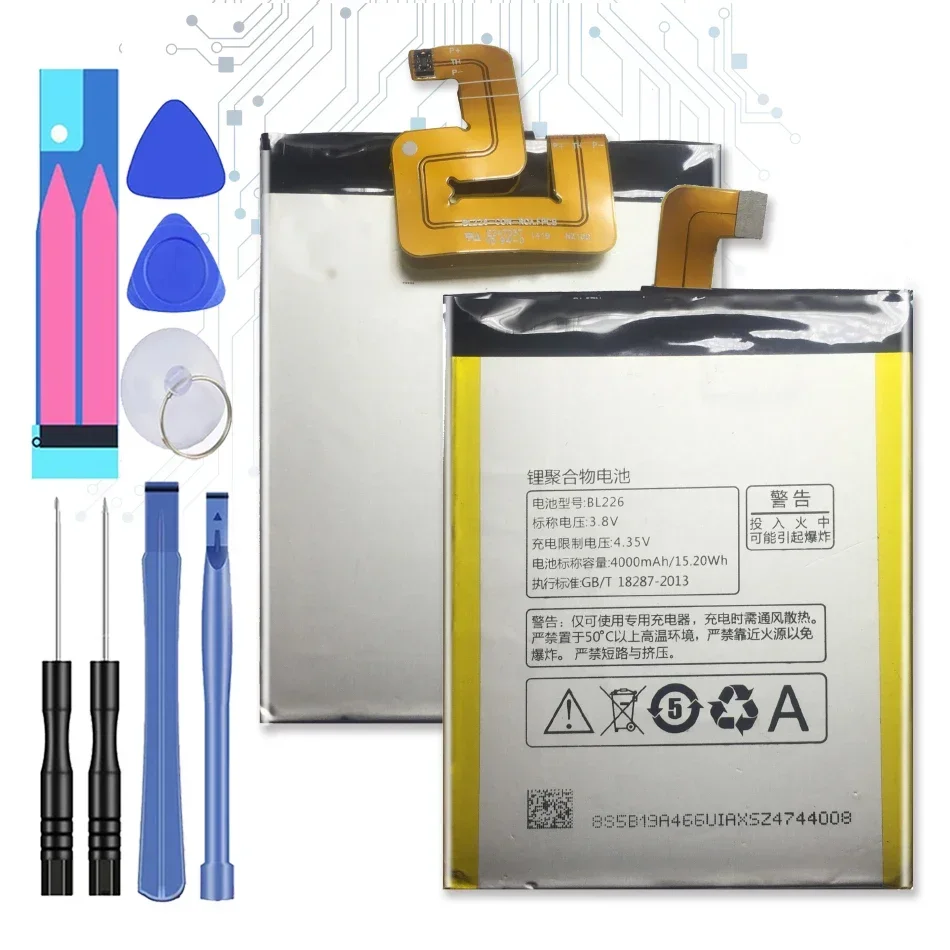 Аккумулятор мобильного телефона 4000 мАч для lenovo bl226 BL226 S860 Bateria