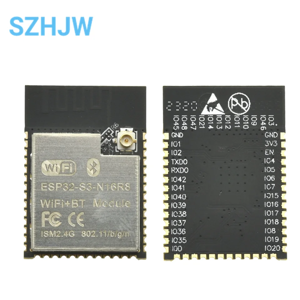 

ESP32-S3-WROOM-1 ESP32-S3-N16R8 Dual-core WiFi& Bluetooth-compatible MCU Module Internet Of Things Wireless Module