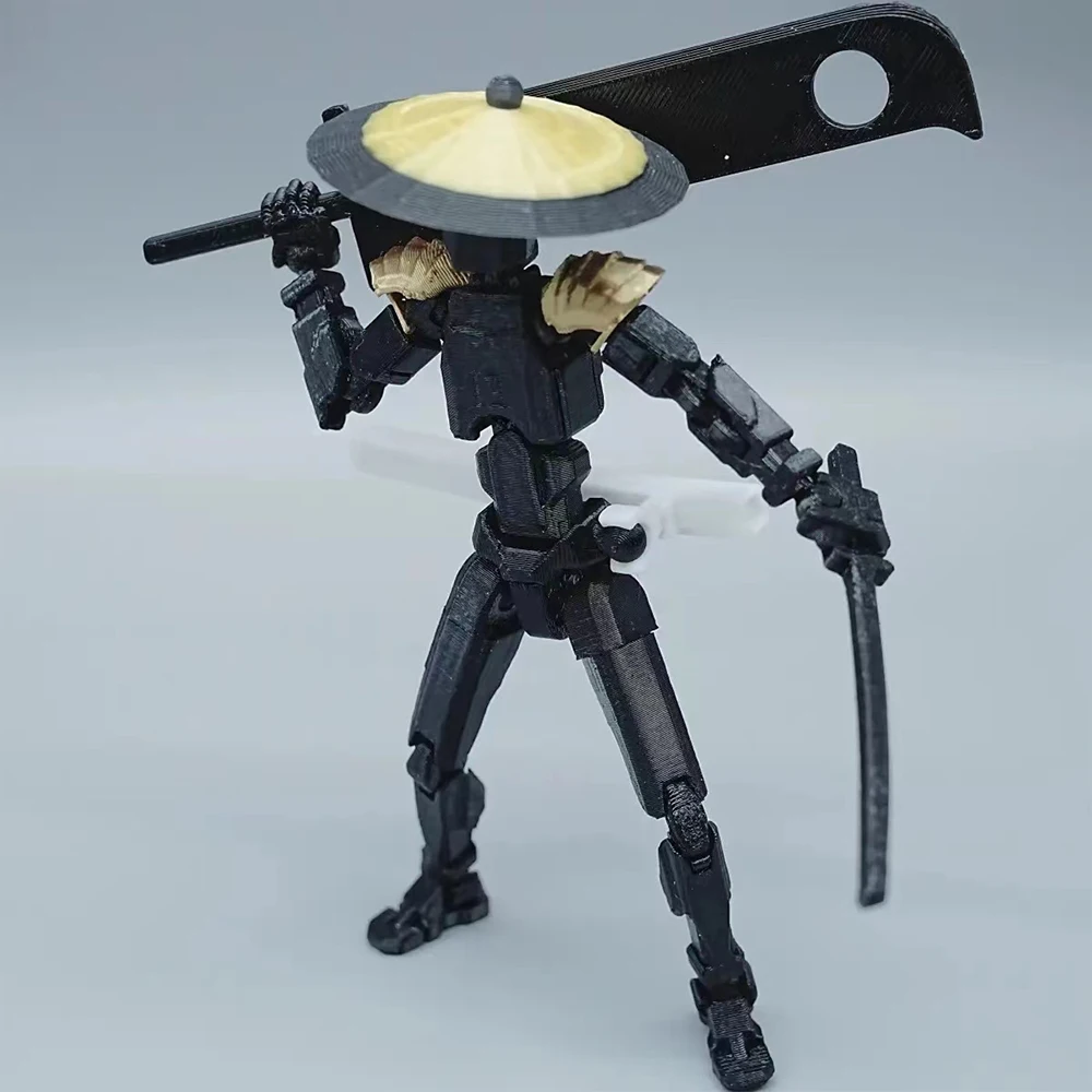 Фигурка с 3D принтом четвертого поколения счастливые игрушки для сборки манекен 13