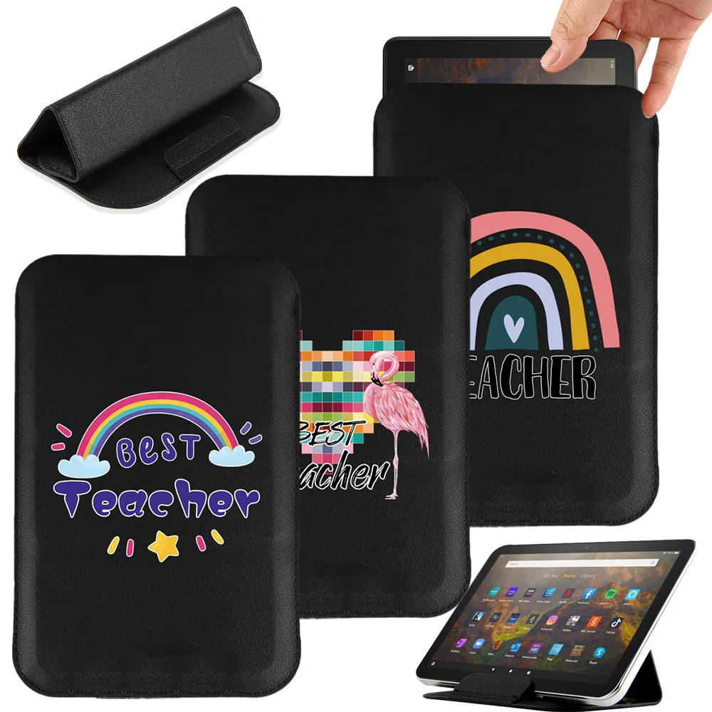 

Tablet Cover Case for Fire 7/HD 8/HD 10 /HD 8 Plus 2020/HD 10 Plus 2021 Universal Sleeve Leather Magnetic Teacher Series Pouch