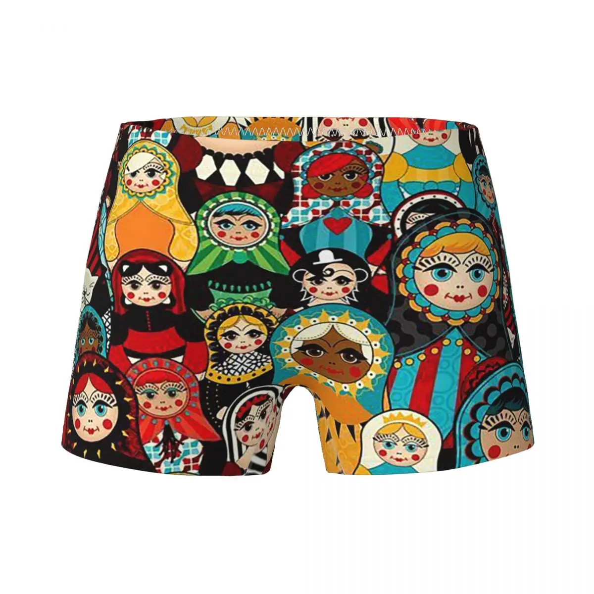 

Young Girls' Matryoshka Russian Doll Boxer Child Cotton Cute Underwear Kids Teenage Anime Plaid Underpants Soft Briefs 4-15Y