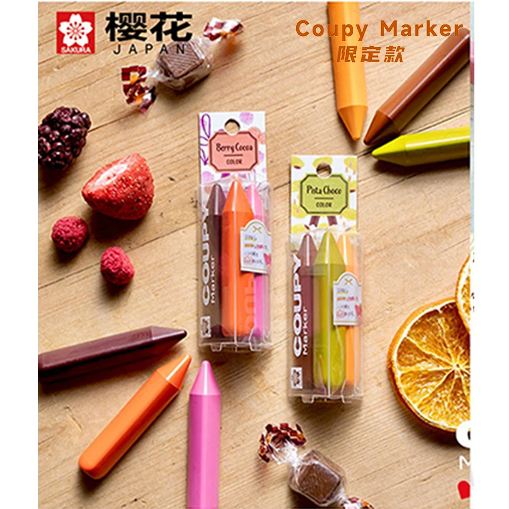Новинка 3 шт. в упаковке японская Сакура окантовка флуоресцентная маркерная ручка, ручной карандаш для палатки, молочный карамельный цвет, студенческий блокнот, цветная ручка