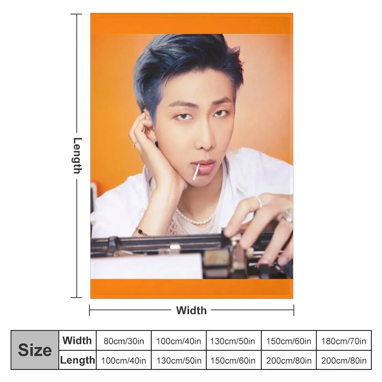 Одеяло rm namjoon одеяла в стиле аниме люксового бренда