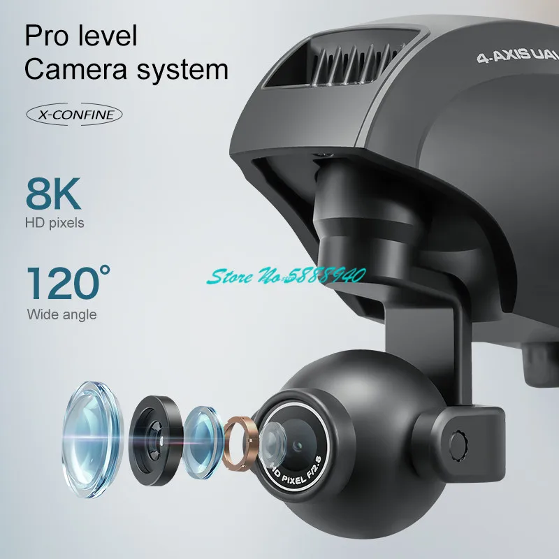 Квадрокоптер с дистанционным управлением и оптическим потоком 2 4 ГГц Wi-Fi