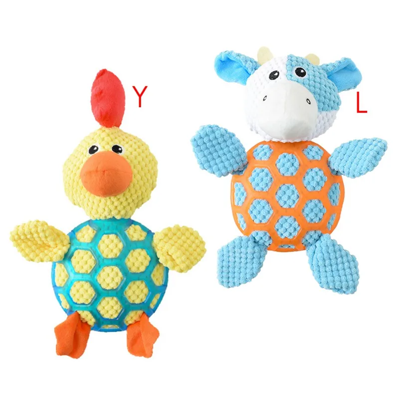 

Вельветовые плюшевые игрушки для собак в форме животных, пищалка, игрушка для животных, Интерактивная игрушка для животных, товары для прор...