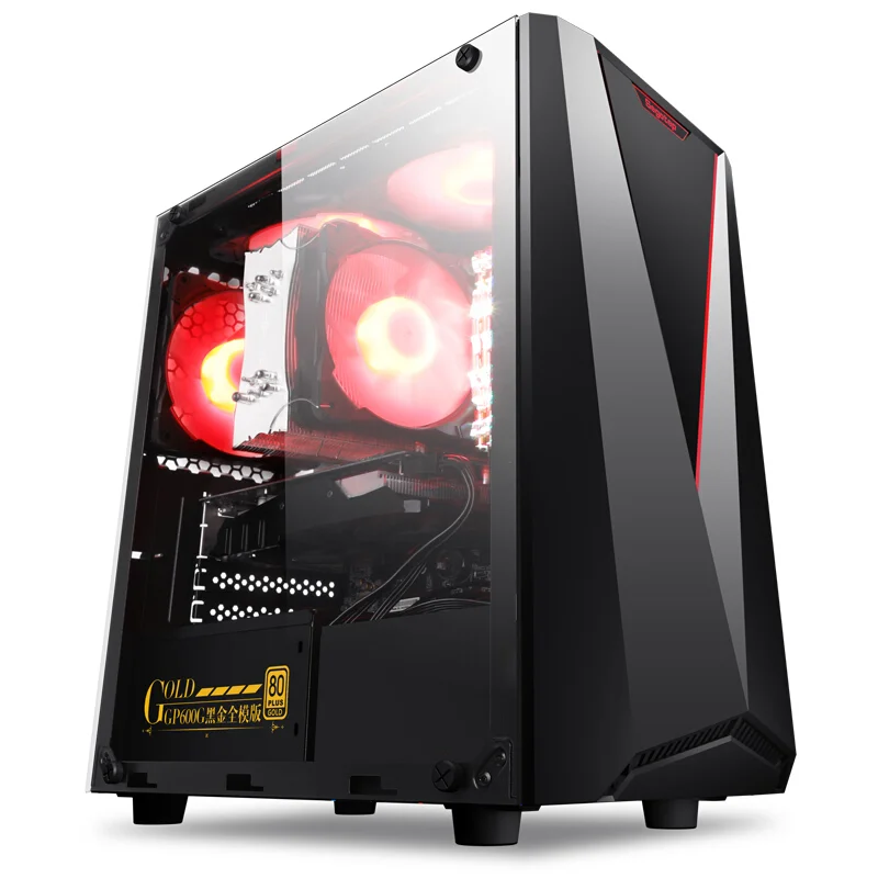 Игровой Настольный ПК IPASON Intel I3 9100F четырехъядерный 8G DDR4 RAM 240G SSD RX550 4G игровой с 1