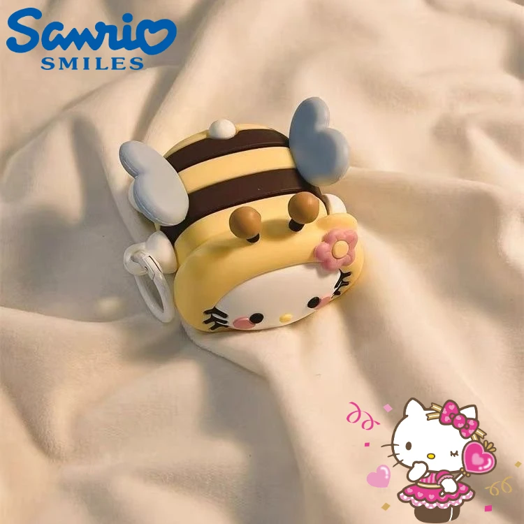 Sanrio HelloKitty Honeypot чехол для наушников мультяшная фигурка милые маленькие пчелки