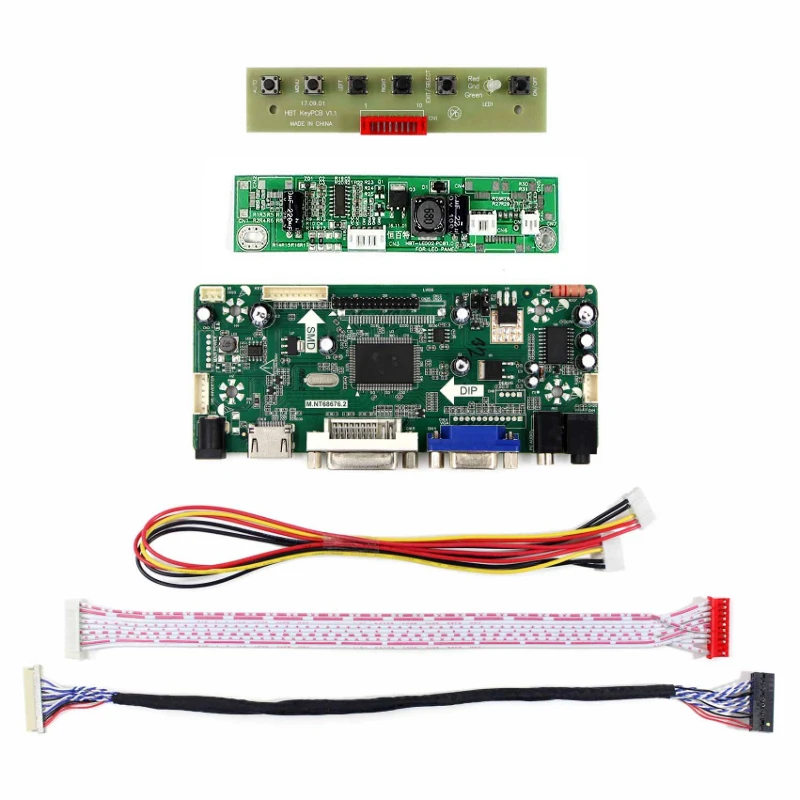 Новинка M.NT68676 комплект контрольной платы монитора для LM215WF3(SL)(C2) Φ HDMI + DVI VGA