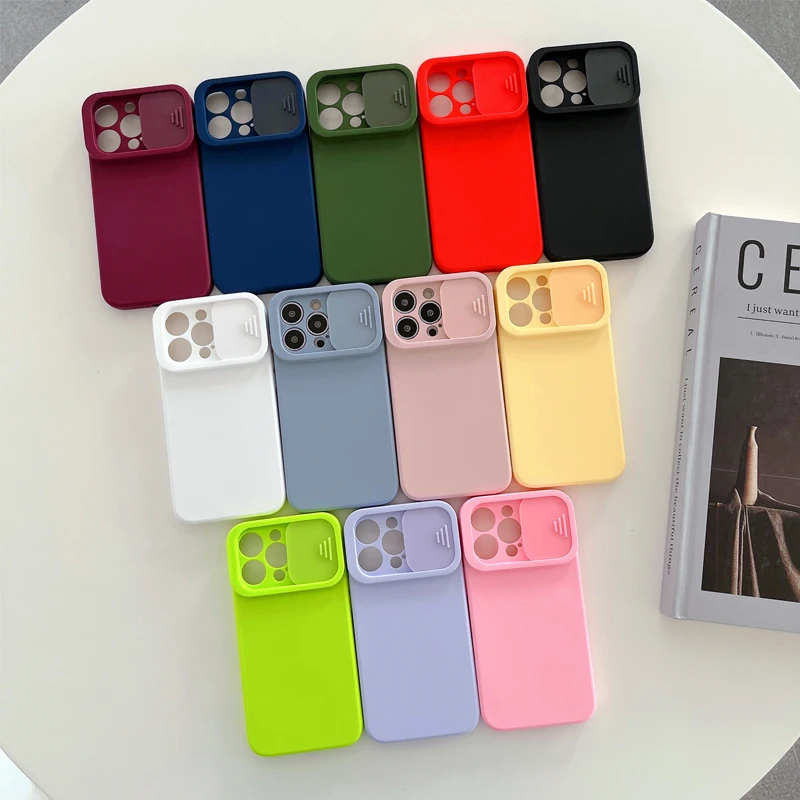 

Жидкий силиконовый чехол для телефона с нажимным объективом для iphone 13 pro max, мягкий бампер для iphone 13, 12, 11, защитный чехол для камеры