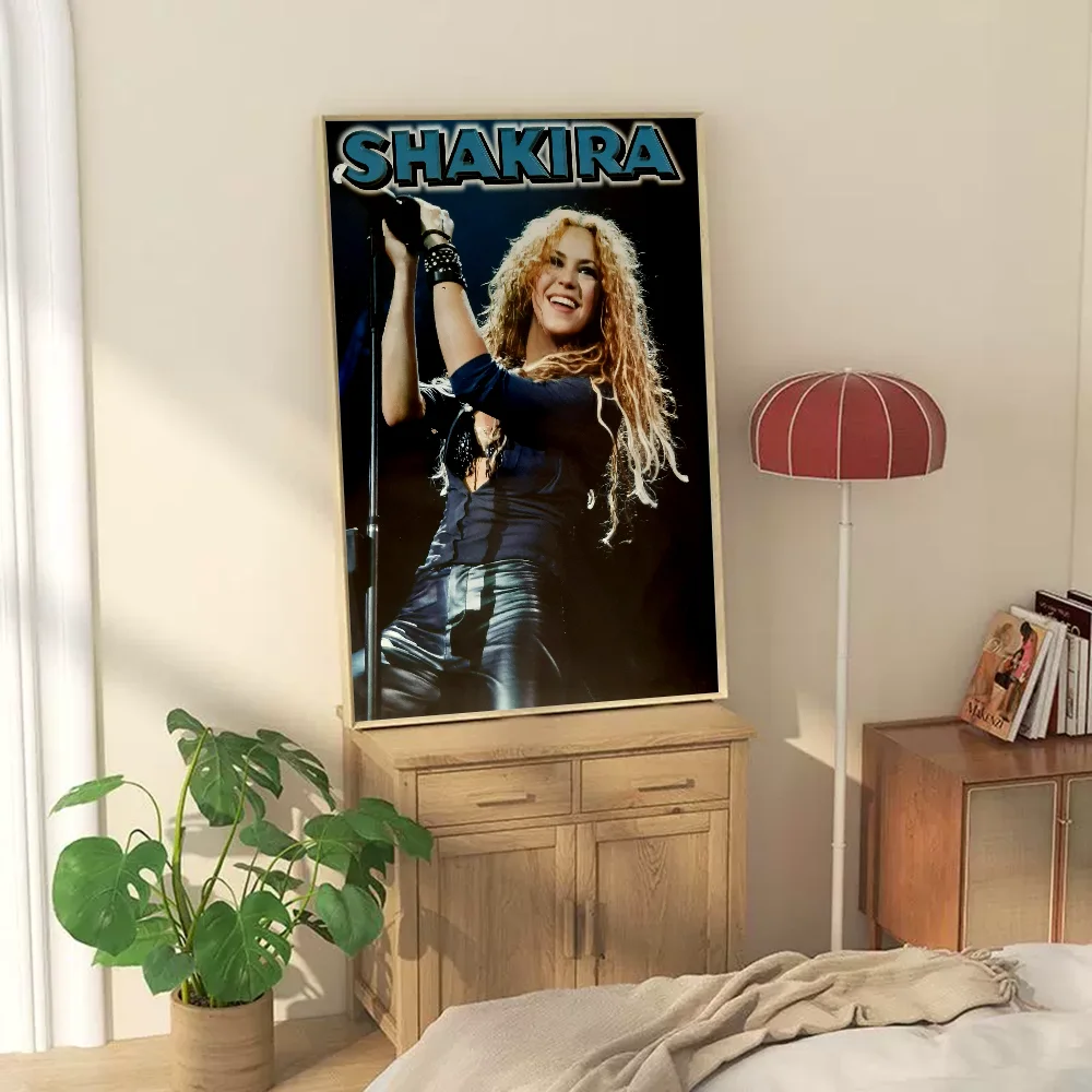 Singer S-Shakira Good Quality Prints And Posters Vintage Room Home Bar Cafe Decor Aesthetic Art Wall Painting