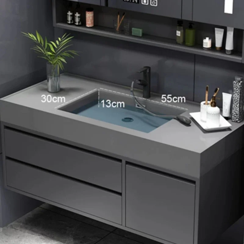 Шкафчик для хранения вещей шкаф ванной комнаты мебель современная полка