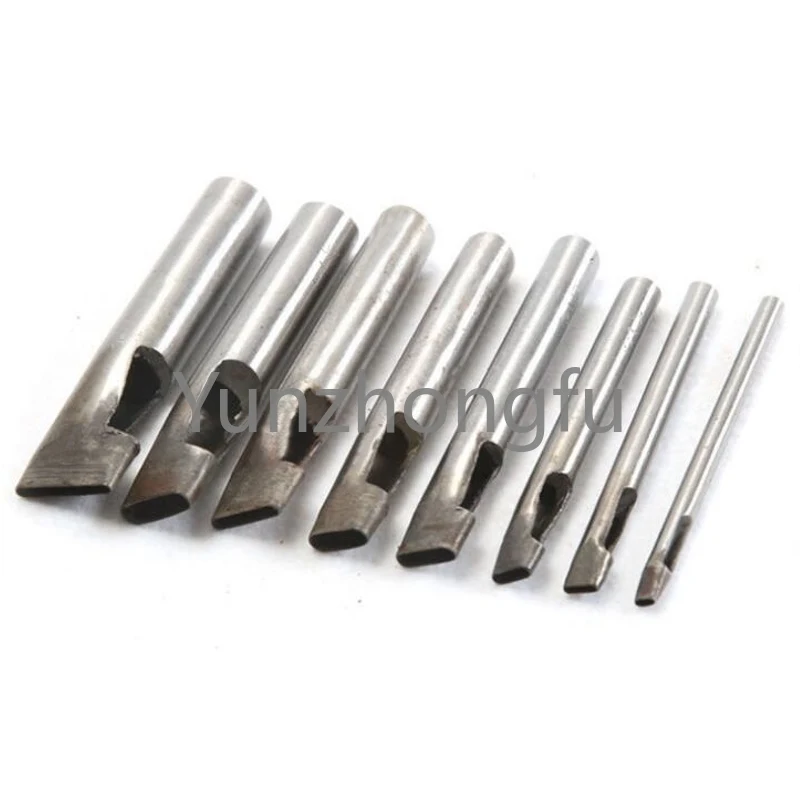 

DIY Leather One-Word Flat Punching r round Corner Punching Tool Belt Strap Punching Flat Mouth round Punching
