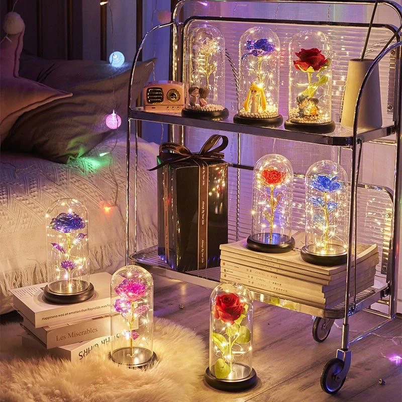 

Чехол из искусственного стекла с изображением роз Галактики на День святого Валентина