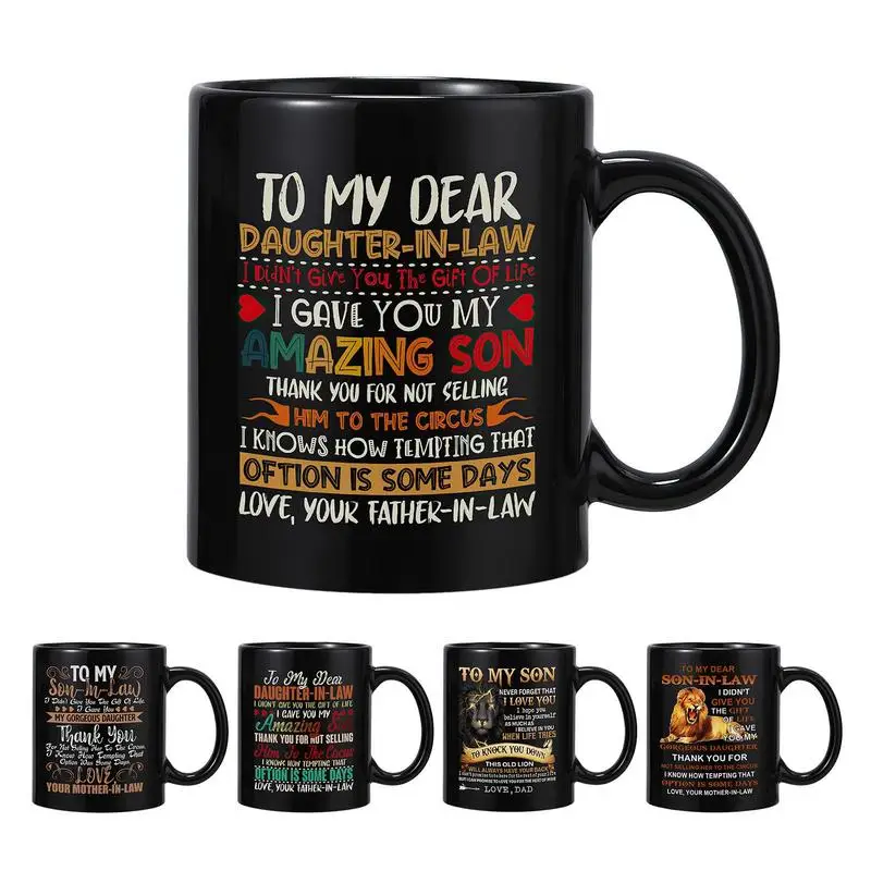 

Son In Law Mug Gift Ceramic To My Dear Son In Law Mug Birthday Special Gift Ideas Best Father Day Coffee Cup Camping Handle Mug