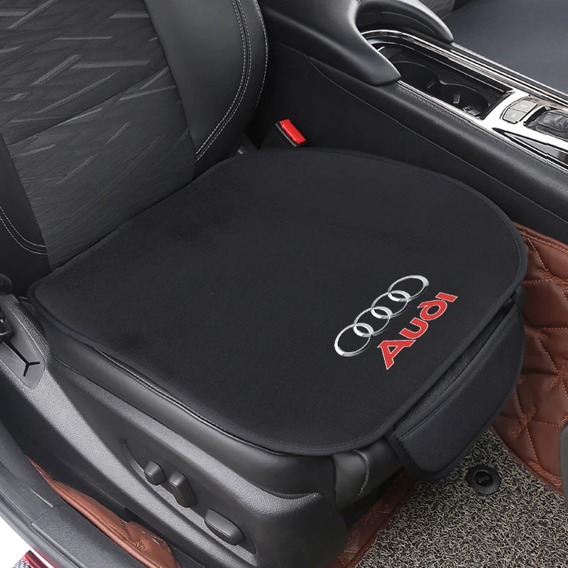 Car Seat Cushion Non-Slip Cover Ice silk Velvet Plush For Audi A4 A3 A5 A6 A1 A7 A8 Q2 Q3 Q5 Q7 Q8 TT Accessories |