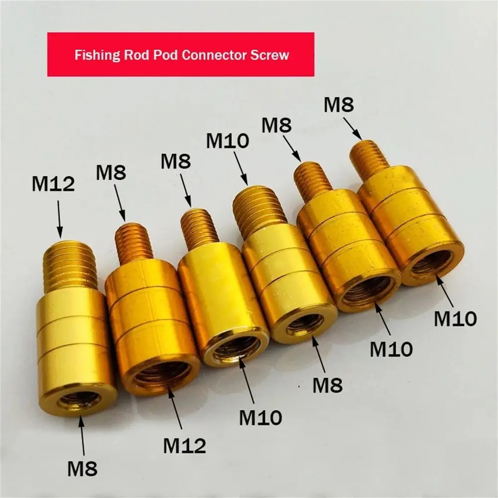 

1 PC M8/M10/M12 Net Head Adapter Quick Release Adapter Harpoon Head Adapter Joints Fishing Net Rod Pod Connector Fishing Tackle