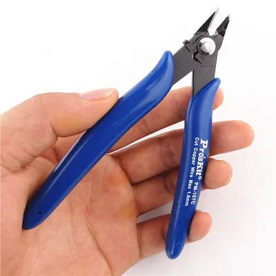 100% Original Pro'sKit PM-107F PM-107C Diagonal Pliers Electrician Precision Cutting Plier Stripping Tool