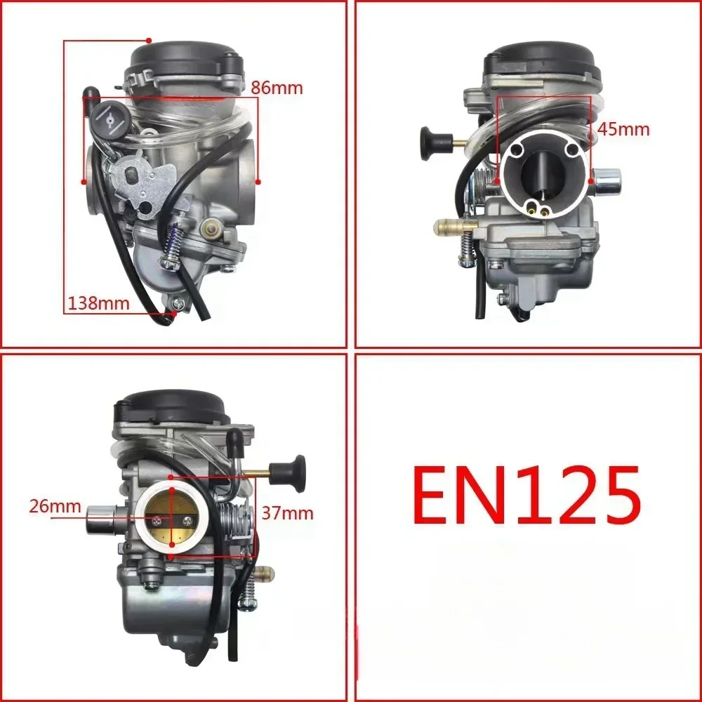 Карбюратор ПОДХОДИТ для EN125-A2A3A, Zhuanbao HJ125K-2, GX125, GN Jincheng Cross Moto. Сменные мотоциклы (art.: 3920c97533fbc) - 3920c97533fbc