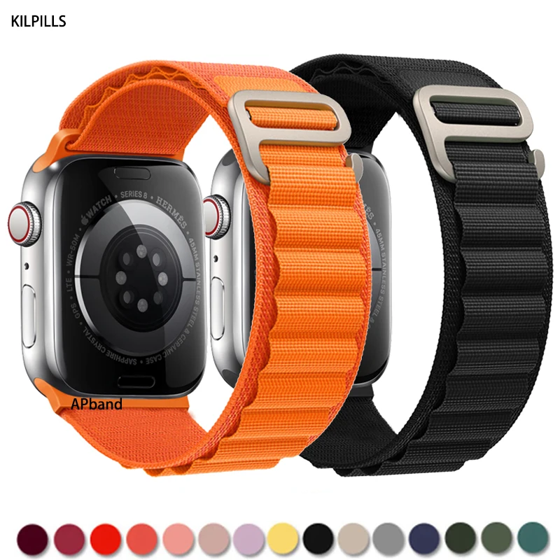 

Ремешок Alpine для Apple watch band 49 мм 44 мм 40 мм 45 мм 41 мм 42 мм 38 мм 40 44 45 мм, браслет для iWatch Ultra series 7 6 3 se 8