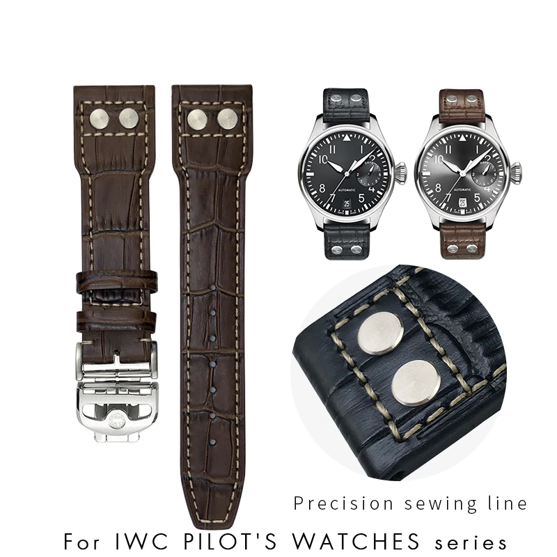 

Ремешок из натуральной кожи для IWC, 20 мм, 21 мм, 22 мм