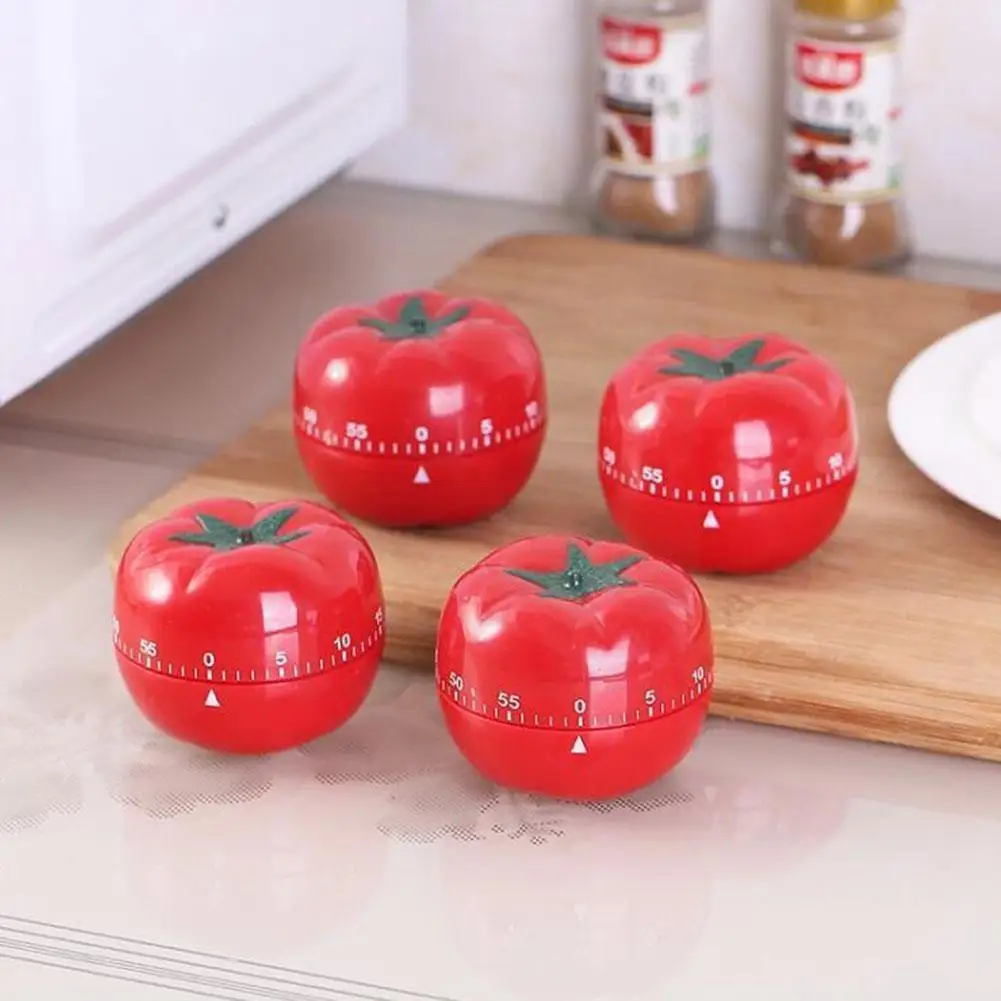 

Tomato Timer Kitchen Cooking Cute Reminder Cooking Clock Alarm Timer Mechanical Timer Kitchen Tools Countdown C6G1