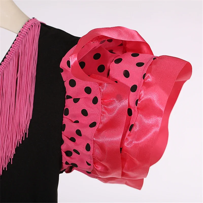 Традиционное испанское платье для танцев фламенко девочек детская классическая