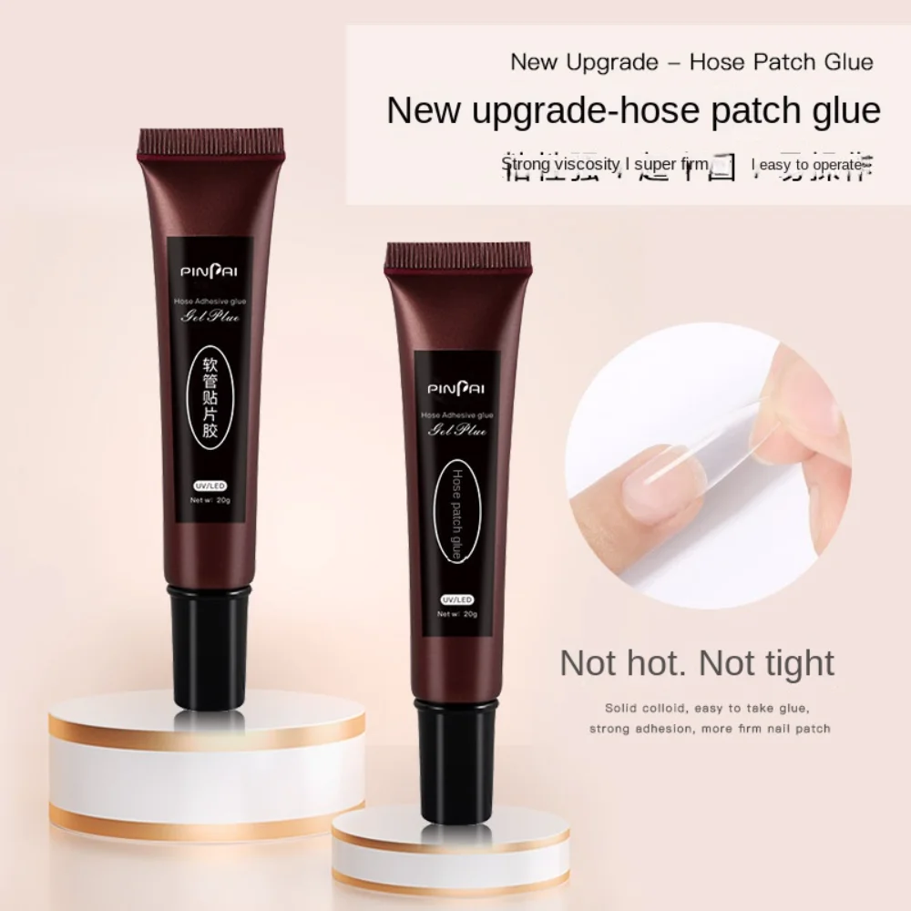

New Solid Nail Patch Glue 2023 Russian Popular Phototherapy Extended Nail Patch Glue Drill Nail Gel Nail Salon Recommendation