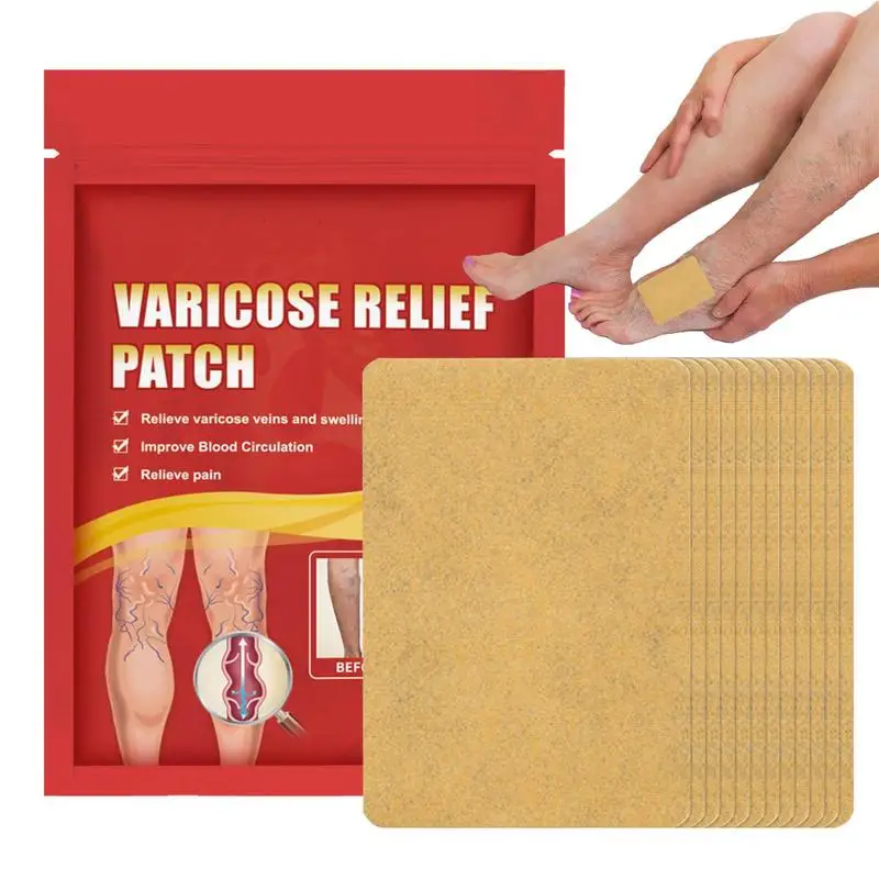 

Spider Vein Patch Varicose Vein Relief Stickers 12pcs Varicose And Spider Vein Treat Improve Circulation Soothe Vasculitis