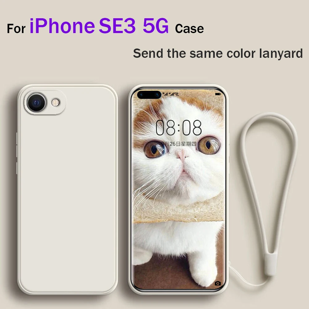 

【World Premiere】Case For iPhone SE3 5G(2022 Release) Liquid Silicone Case Official Original Protective Back Cover For iPhone SE3