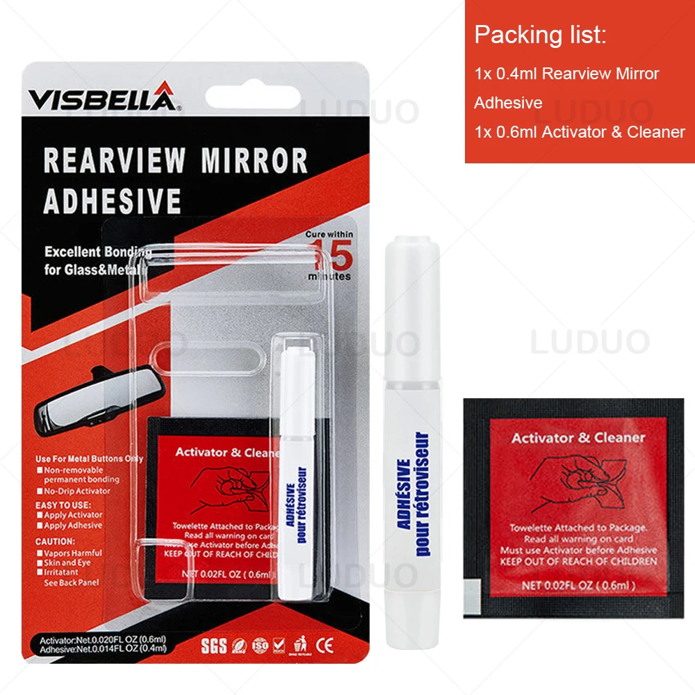 

Клей для зеркала заднего вида, профессиональный клей для зеркала заднего вида, мотоцикла