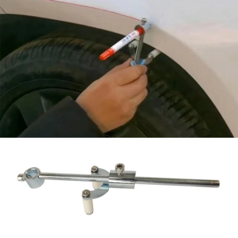 

Car wheel eyebrow parallel scriber Automotive Sheet Metal Repair Tools Adjustment range 0-20cm Portable and Durable
