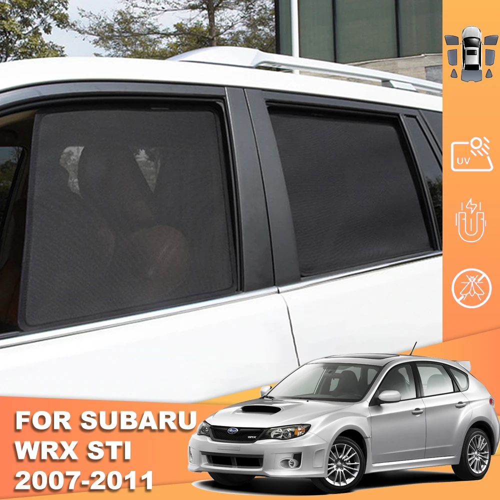 

For Subaru Impreza WRX STI Hatchback 2007-2011 Magnetic Car Sunshade Front Windshield Frame Curtain Rear Side Window Sun Shade