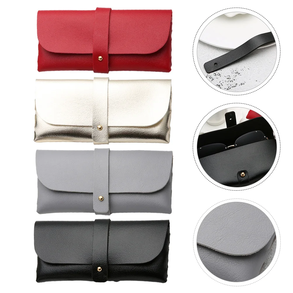 

4 Pcs 1 Bag Multipurpose Glasses Bags Stylish Comfortable Glasses Containers
