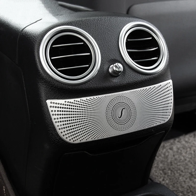 Car Rear Exhaust Vent Speaker Horn Cover Decorative for Mercedes-Benz C-Class E-Class GlC W205 W213 X253 |