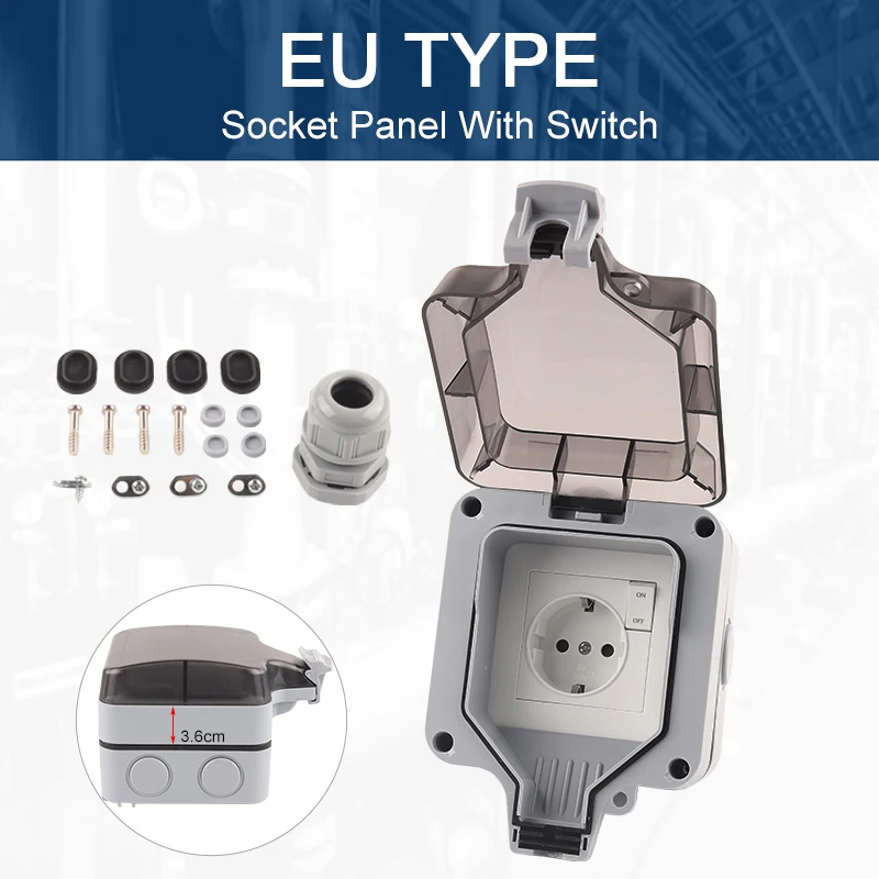 

IP66 уличная розетка DIY YOU