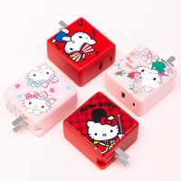 hello kitty apple pd fast charging mobile phone charger for iphone12 cartoon dual port charging plug 30w